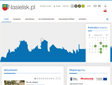 Tablet Screenshot of nasielsk.pl