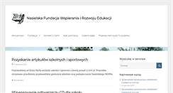 Desktop Screenshot of fundacjaszkola.nasielsk.pl